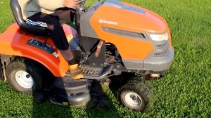 Минитрактор Husqvarna CTH 150 Twin - при включении ножей глохнет
