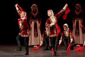 Армянский танец, Ансамбль "Школьные годы". Armenian dance, "School Years" ensemble. 4К