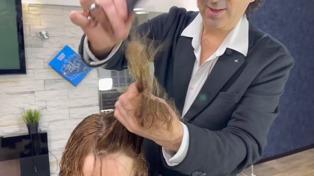 Стрижка Каскад и завивка на концы смотреть онлайн