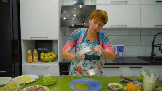 Мясной салат с киви изумрудный простой рецепт салата на ужин и обед! смотреть онлайн