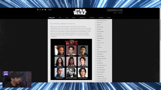 Star Wars News: THE ACOLYTE CAST REVEALED! смотреть онлайн