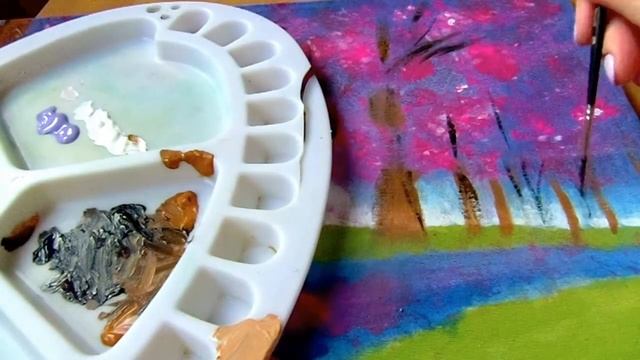 ВЕСЕННЕЕ ОЗЕРО (пейзаж) смотреть онлайн