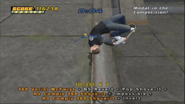 Tony Hawk's Pro Skater 4 (PS2) - Alcatraz: Goals смотреть онлайн