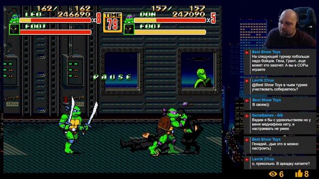 TMNT Shreder's ReRevenge SegaMD Смотрим игру c @ComixGik смотреть онлайн