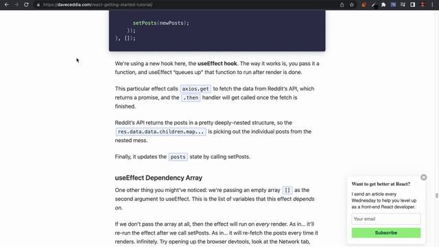 44. what is dependency array in useEffect hook смотреть онлайн