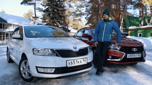 Сравнительный тест-драйв Lada Vesta против SKODA Rapid (2016).mp4