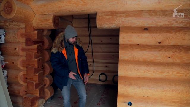 ⚠️ ДОМ-БАНЯ АВТОРСКОЙ РАБОТЫ. Обзор бани и утепление моноплиты. смотреть онлайн