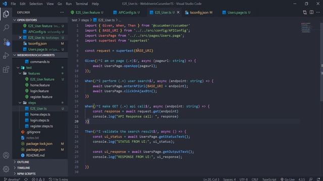 Part7: WebdriverIO with TypeScript - E2E Test: API GET Call смотреть онлайн