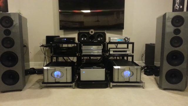 PS Audio BHK 250 .Pass Labs Xp30 Preamp , Oppo 105D ,BSI Model 4 Speakers