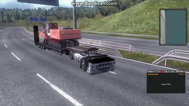 Прикол в Euro Truck Simulator 2 Multiplayer смотреть онлайн
