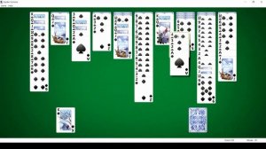 Microsoft Spider Solitaire (PC Game) - Beginner Mode Longplay