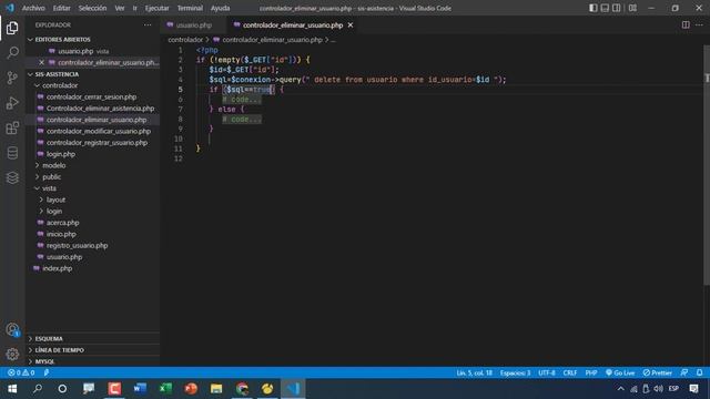 14.- Eliminar Usuarios - Sistema de Asistencias con PHP y MYSQL смотреть онлайн
