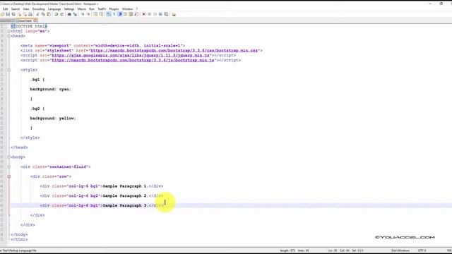 Bootstrap Three Column Layouts | Tutorial смотреть онлайн