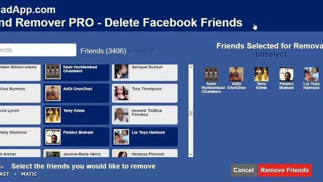 Friend Remover Pro How To Delete Facebook Friends Fast смотреть онлайн