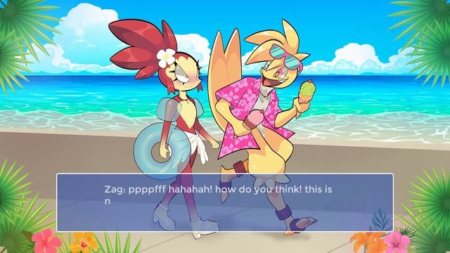 Fibell x Zag Date ❤️ Visual Novel ❤️ смотреть онлайн