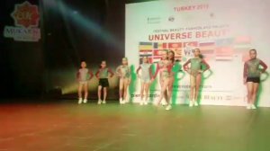 Дизайнерский показ умных купальников. Дети. Фестиваль Universe Beauty 2019. Турция