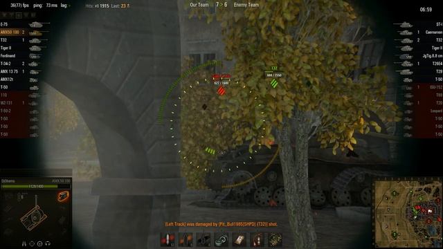 WOT: Siegfried Line - AMX 50 100 - 5 frags - Sniper смотреть онлайн