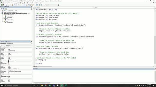 Building User Forms in Excel VBA | Export Manager Pt. 3 смотреть онлайн