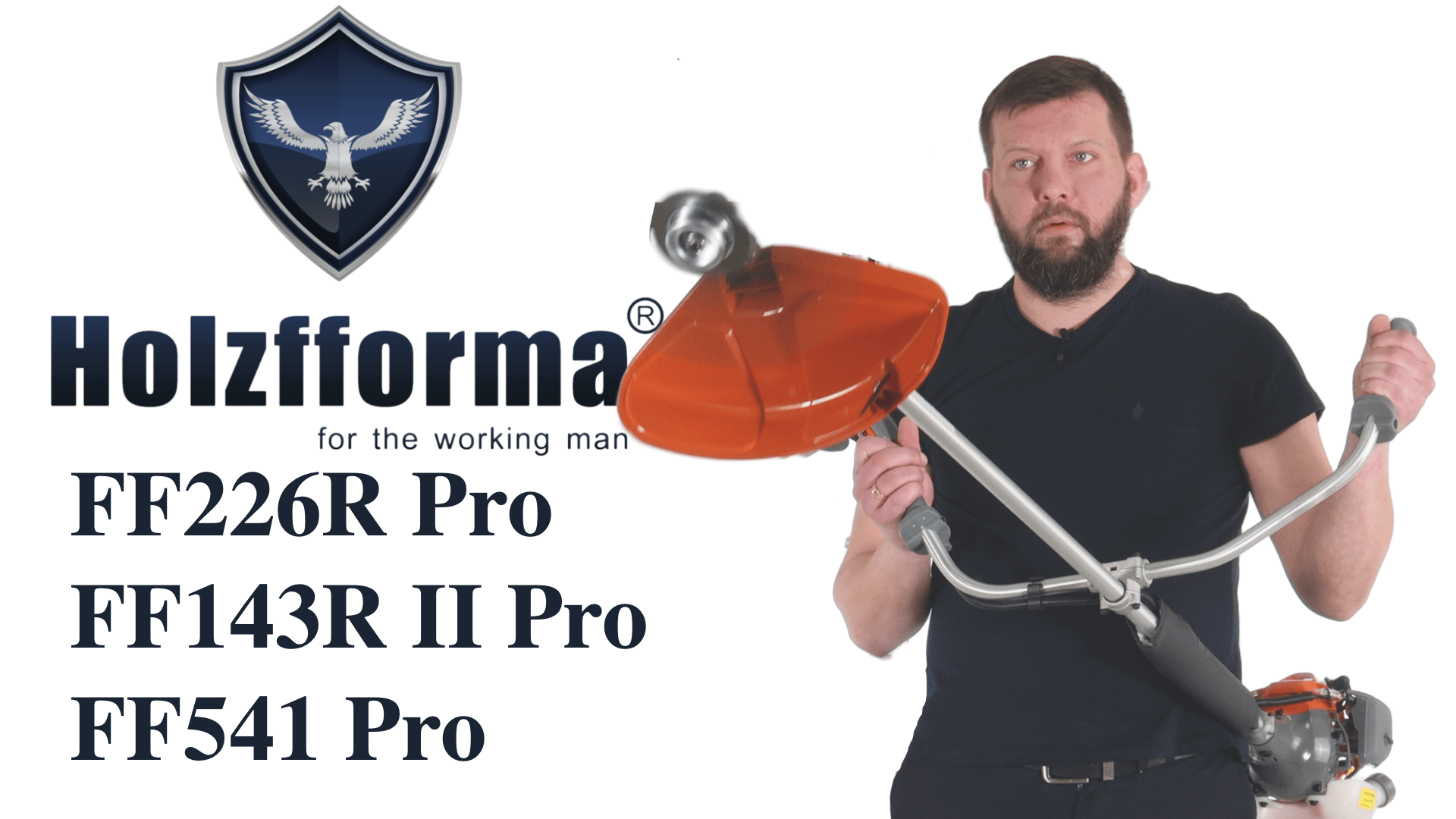 Обзор и сравнение на бензокосы Holzfforma FF226R Pro; FF143RII Pro и FF541R Pro смотреть онлайн