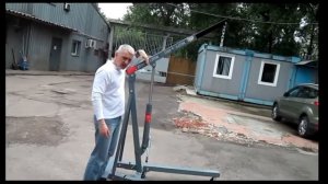 Обзор гидравлического складного крана АРМАДА 2 тонны