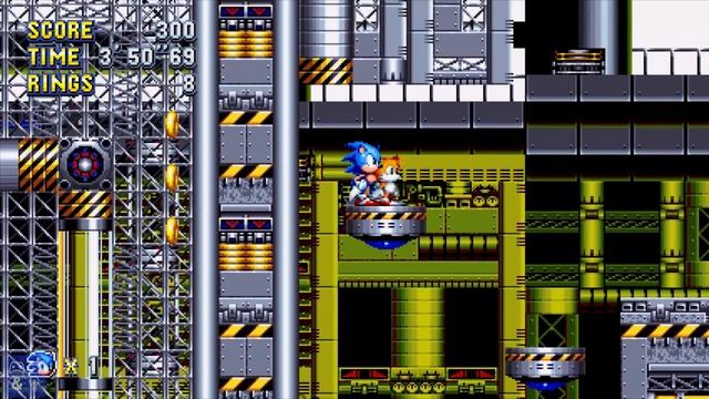 Sonic Mania - Chemical Plant Zone Act 1 + Bonus Stage + Boss Fight смотреть онлайн