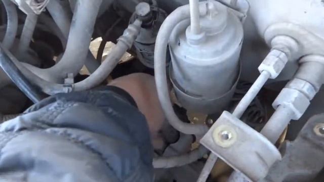 Замена топл. фильтра тонкой очистки на Toyota Corsa смотреть онлайн