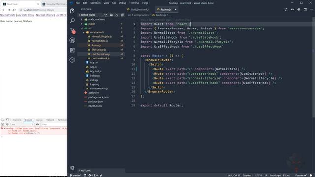 React.js hooks with example смотреть онлайн