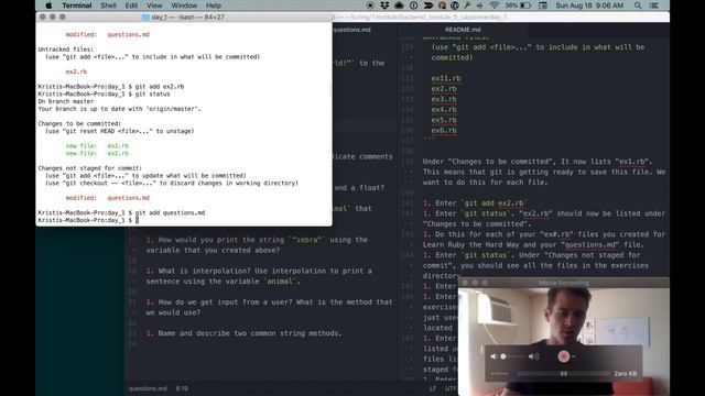 backend prework day 1 walkthrough смотреть онлайн