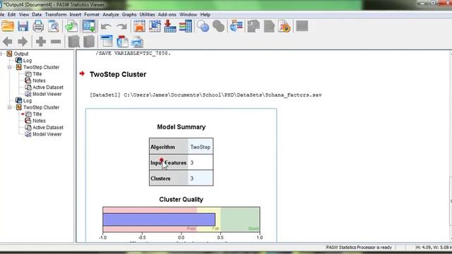 Two-step Cluster Analysis in SPSS смотреть онлайн