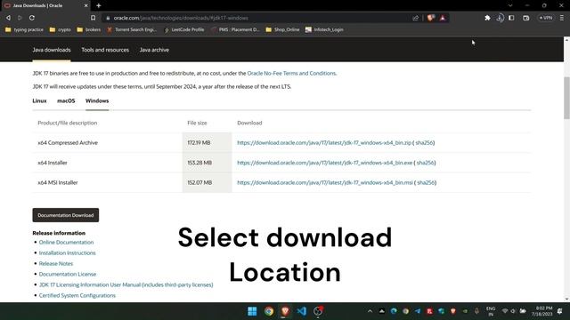How to install JAVA 17 JDK on windows 11/10 смотреть онлайн