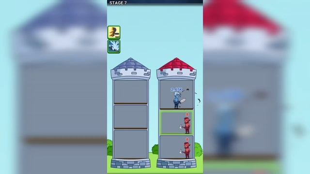 Hero Castle Wars l NOOB VS PRO VS HACKER Stage 6-7-8 Gameplay Walkthrough # 2 смотреть онлайн