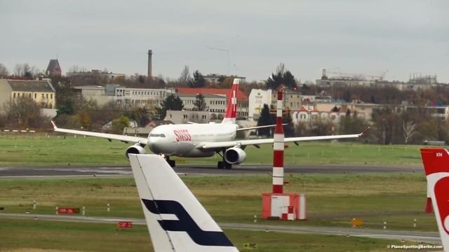EARLY ROTATION!! SWISS Airbus A330-300 SHORT TAKEOFF from Berlin Tegel Airport (TXL)! смотреть онлайн