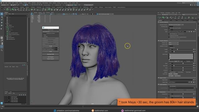 XGen To Unreal Script – Export Custom Metahumans Grooms From Maya XGen To UnrealEngine5 In Alembic