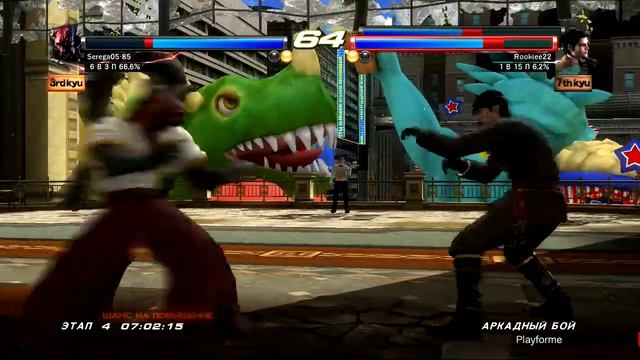 Yoshimitsu (Tekken Tag Tournament 2) Walkthrough arcade mode and ending cutscenes. смотреть онлайн