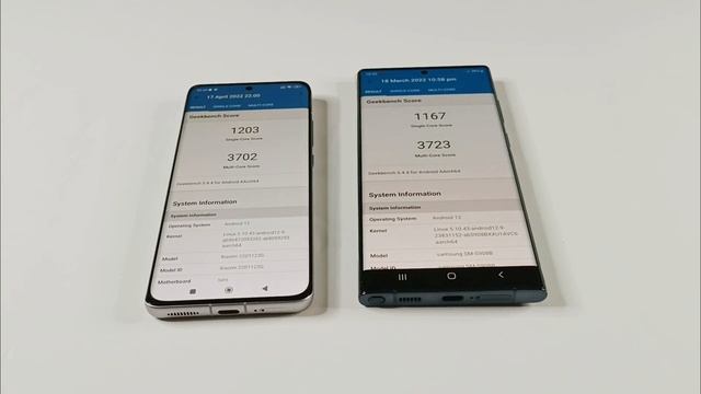 Xiaomi 12 vs Samsung Galaxy S22 Ultra - BENCHMARK COMPARISON смотреть онлайн