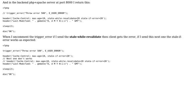 DevOps & SysAdmins: stale-while-revalidate and stale-if-error are not working together in Squid 2.7 смотреть онлайн