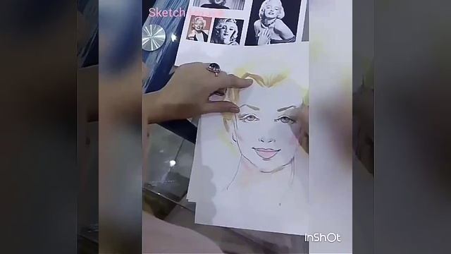 Урок "Портрет Маркерами." смотреть онлайн