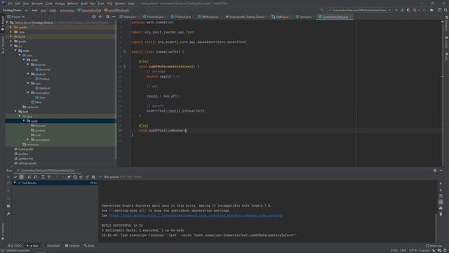 Testing mit JUnit und AssertJ (IntelliJ) смотреть онлайн
