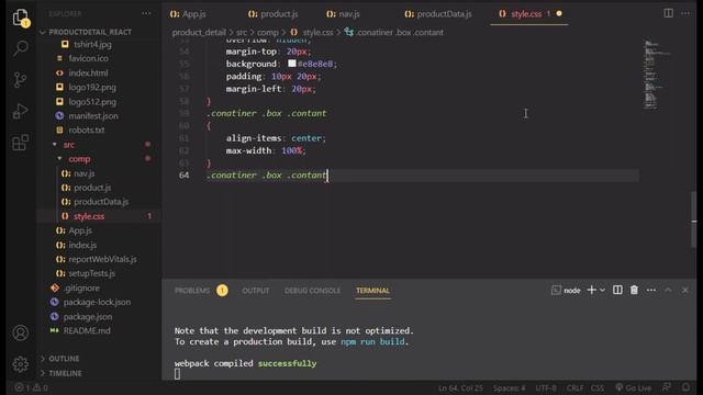 Creating A Product Detail Page With React JS | build a product page using react @creativetutorial69 смотреть онлайн