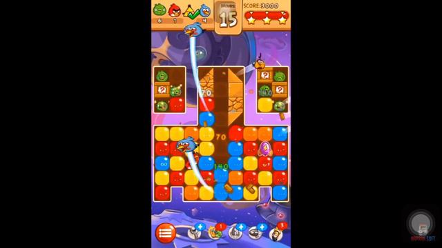 Angry Birds Blast - 3 Stars Walkthrough Level 67 [4K 60FPS] смотреть онлайн