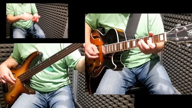 Blue Train - Ibanez Guitar & Bass cover смотреть онлайн