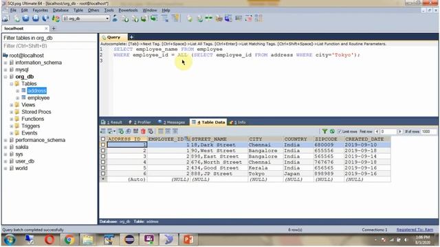 What is SQL ALL Operator and how to use the SQL ALL Operator? | SQL Tutorial For Beginners смотреть онлайн