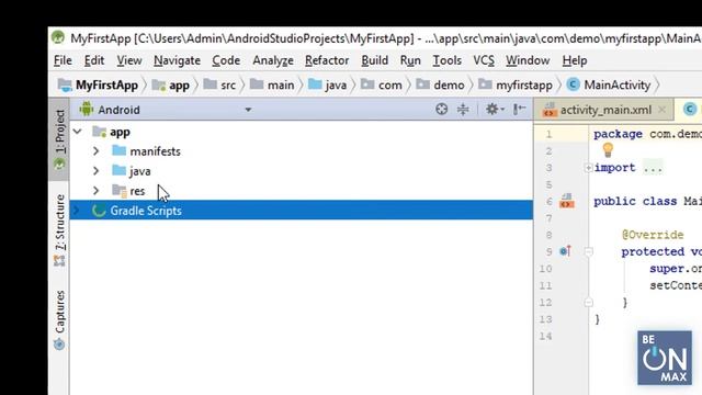 ANDROID+JAVA | Урок #4. Создание первого приложения. смотреть онлайн