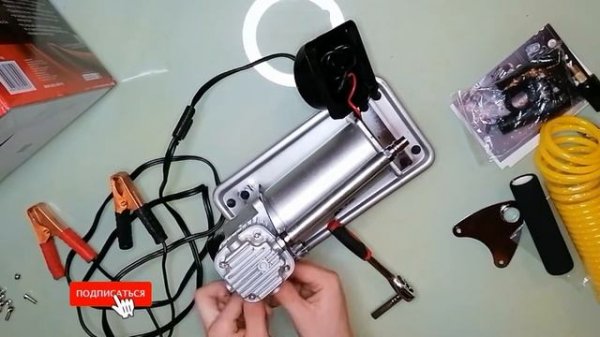 Автомобильный компрессор AVS KS-900 протестировал и разобрал