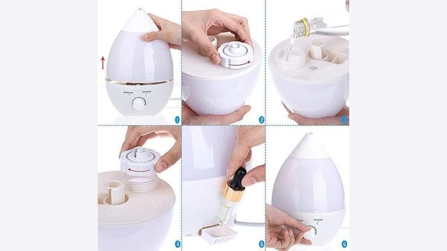 Ogima 2.8L Larger Capacity Cool Mist Aromatherapy Humidifier смотреть онлайн