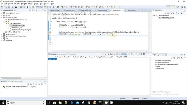 How to convert Simple java Project to Spring Project in 10 Min смотреть онлайн