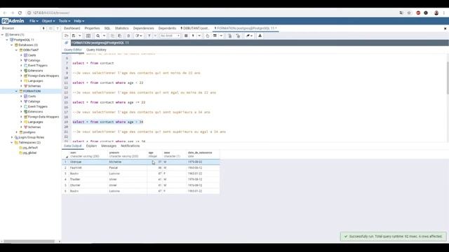 PostgreSQL : Apprenons dans cette vidéo la particularité du DISTINCT. (exemple simple et concret) смотреть онлайн