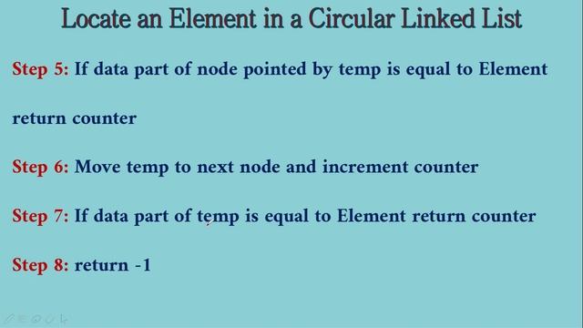 Locate Element in a Circular Single Linked List | Data Structures using C++ смотреть онлайн