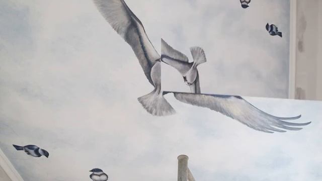 Ceiling Painting.  роспись потолка.