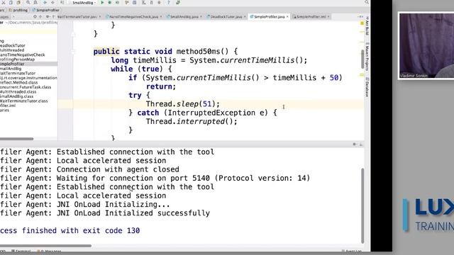 Java Profiling: поиск узких мест в производительности Java-программ смотреть онлайн